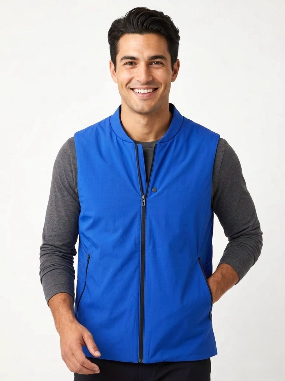 Lululemon Men's Surge Athletic Thermo Gorpcore Gilet Vest, Hero Blue, Size XL